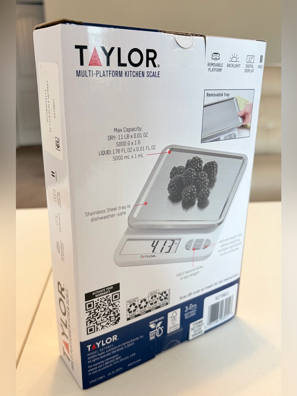 Multi-Platform Digital Kitchen Scale 11 lb / 5 kg. New In Box. - Picture 4 of 7